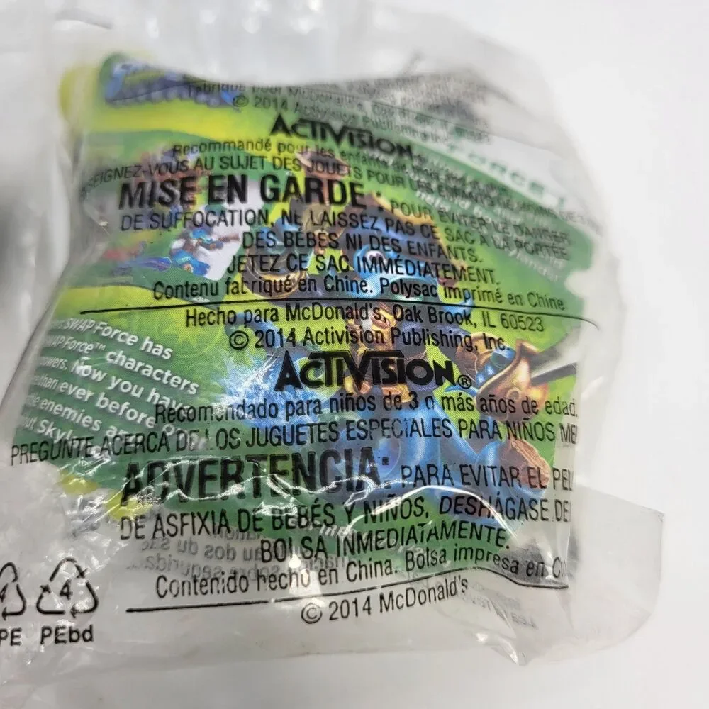 Lot Of 3 Skylanders McDonald’s Happy Meal Toys 2013 2014 Spyro Chompy Buckler